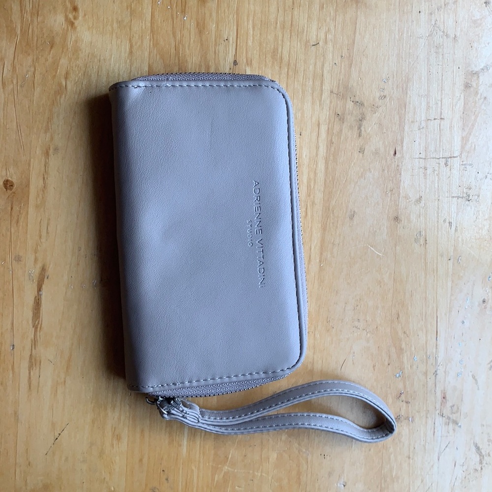 Cute tan  wristlet!